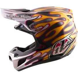 Troy Lee Designs SE5 Carbon Overspray Mehrfarbig Schwarz Gold L