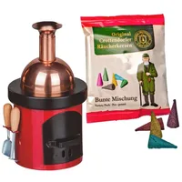 Crottendorfer Räucherkerzen Räucherofen Braukessel Größe M 13 cm