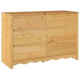 vidaXL Kommode drammen 111x43x73,5 cm Massivholz Kiefer