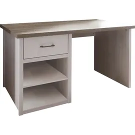 Begabino Winkelschreibtisch Luca Pinie / Weiß