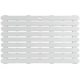 Wenko Badematte Lommel Vinyl Weiß 80x3x50 cm