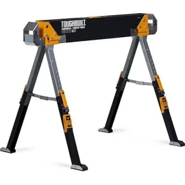 ToughBuilt Konstruktionsböcke Holz/Stahl orange 1 x Paar 1180 kg