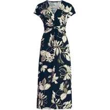 Betty Barclay Midikleid Raffung Blau/Grün 38