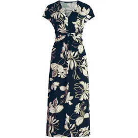 Betty Barclay Midikleid Raffung Blau/Grün 38