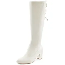 LASCANA Schlupfstiefel Damen creme Gr.42