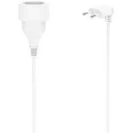 Hama 00223265 Strom Verlängerungskabel Weiß 3m H03VVH2-F 2G 0,75mm2