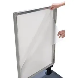 update displays Kundenstopper WindPro Plus silber DIN A1 2 Fächer 72,0 x 67,1 x 91,8 cm, 1 St.