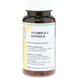 Vitamin B2 20 mg Riboflavin Kapseln 90 St