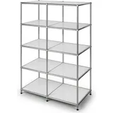 Floordirekt Concept Epure MK-015 Standregal 78 x 40 x 118 cm Weiß