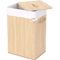 MCW Wäschekorb C21 61x43x32cm 70l Naturfarben