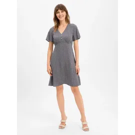 Zero Minikleid mit Print Braun/Cream 44
