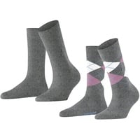 Burlington Damen Socken Everyday Mix SO 2P 22044-3401 36-41 Rosa