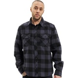 Brandit Textil Brandit Check Shirt Herren Baumwoll Hemd schwarz/grau