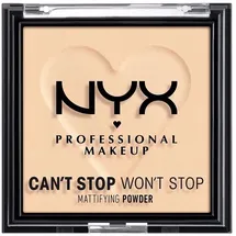 NYX Professional Makeup Can't Stop Won't Stop Mattifying Powder Matte Finish, Farbton: Light