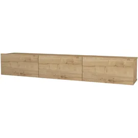 moebel17 Damla TV-Lowboard 180x29,5x29,5 cm Eiche Saphir Holz