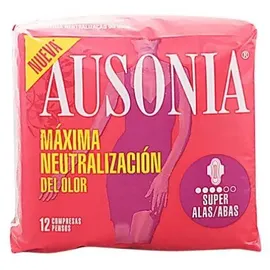 Ausonia Damenbinden Super Plus mit Flügeln 12 St.