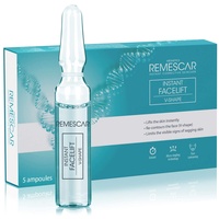 Remescar Instant Facelift V-Form 5 Ampullen - Sofortiges Serum für Gesicht - Anti Aging & Anti Falten - Microneedling - Umformen des Gesichts, Straffung der Haut - Kollagen Booster - 5 Tage Behandlung