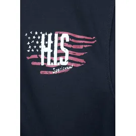 H.I.S. Jogginganzug "Comfort Fit", Herren, Gr. 44/46 (S), blau, Obermaterial: 60% Baumwolle, 40% Polyester, unifarben, bequem, Sportanzüge Jogginganzug