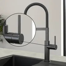 Villeroy & Boch Steel Expert Armaturengriff Edelstahl gebürstet