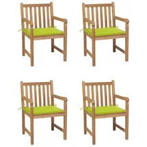 vidaXL Gartenstühle 4 St. Gartenstuhl 0 x 0 x 0 cm beige