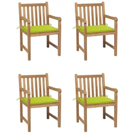 vidaXL Gartenstühle 4 St. Gartenstuhl 0 x 0 x 0 cm beige