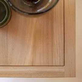 Tikamoon TV Schrank Lowboard 100 cm Braun Teak