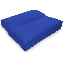 NYVI Loungekissen SunLounge Outdoor 50x50 cm Dunkelblau - Wasserabweisend, Schmutzabweisend, Bequem, für Stühle, Bänke, Boden