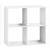 Atmosphera 4-stufiges Regal 67,6 x 32 x 67,6 cm Weiß