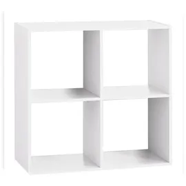 Atmosphera 4-stufiges Regal 67,6 x 32 x 67,6 cm Weiß