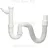 Haas + Sohn 2805 Röhren-Siphon weiß