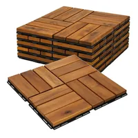 Buri 6m2 Holzfliesen Terrassenfliesen Holz Fliesen Mosaik 30x30 cm