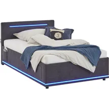 Meise Möbel Circle Polsterbett mit LED Beleuchtung