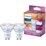 Philips Spot (35W) 36° WarmGlow Dimmable 2-pack GU10