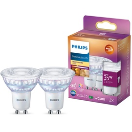 Philips Spot (35W) 36° WarmGlow Dimmable 2-pack GU10
