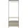 Woood Ferris Kompaktgarderobe 70 x 54 x 185 beige