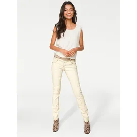 Heine Skinny-Jeans in ecru | Gr.: 34