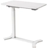 eSmart EAC-121WW 70 x 40 cm Weiß elektrisch höhenverstellbarer C-Schreib-Tisch stufenlos höhenverstellbar 65-103 cm Beistelltisch - Weiß