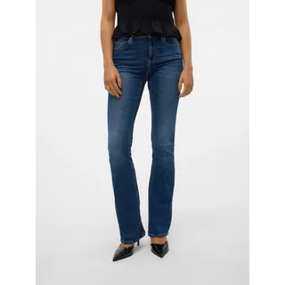 Vero Moda Flash Flared Li3110 Jeans Dark Blue Denim XL 34
