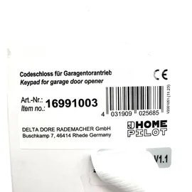 HOMEPILOT Codeschloss für Garagentorantrieb