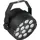 12 x RGB 10 W schwarz