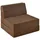 Costway Schlafcouch Klappbar 3-Sitzer Braun