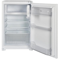 VESTEL Einbaukühlschrank VEKF2115, 87.5 cm hoch, 54 cm breit, Mit Gefrierfach (Nische/Höhe 88), Schlepptür, 121 L Gesamt-Nutzinhalt weiß