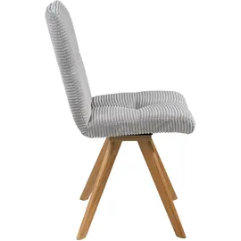 Standard Furniture Polsterstuhl TOKIO Cord hellgrau