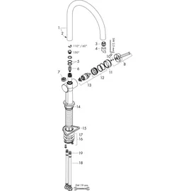 Hansgrohe Talis M54 Einhebelmischer Chrom