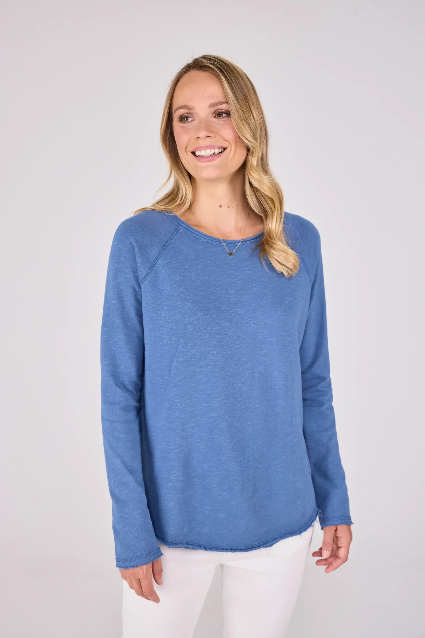 Lieblingsstück Sweatshirt »CathrinaEP«, mit Rollkanten Lieblingsstück blau XXL