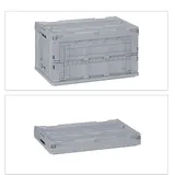 Relaxdays Transportbox 60 L mit Deckel