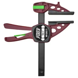 PIHER Einhandzwinge Kunststoff 30 cm Rot/Schwarz