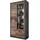 furn.design Vitrine Ward 97 x 201 cm Beige/Grau