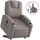 vidaXL Relaxsessel mit Aufstehhilfe Taupe Stoff