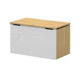 Truhe  X Oak , holzfarben , Holzwerkstoff , Maße (cm): B: 70 H: 42 T: 39.5